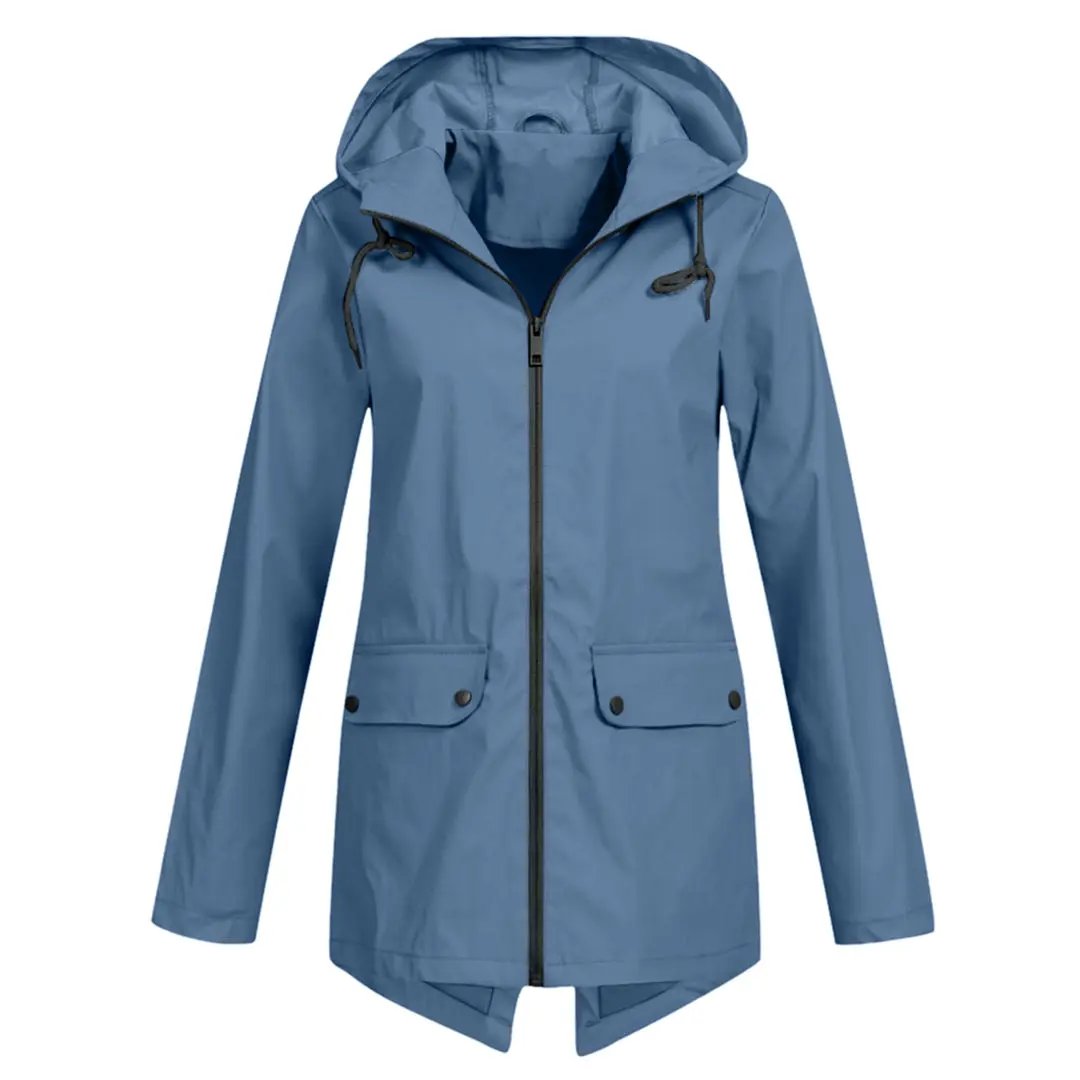 Women's Waterproof Long Jacket - VibreMode