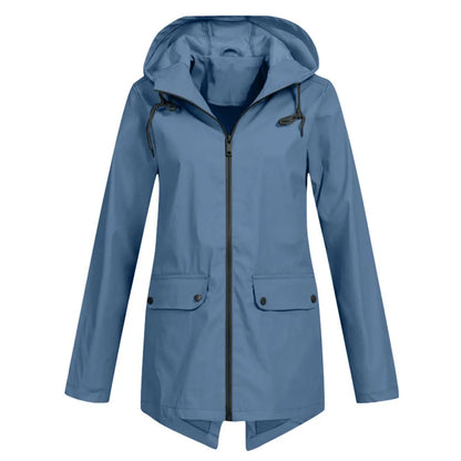 Women's Waterproof Long Jacket - VibreMode