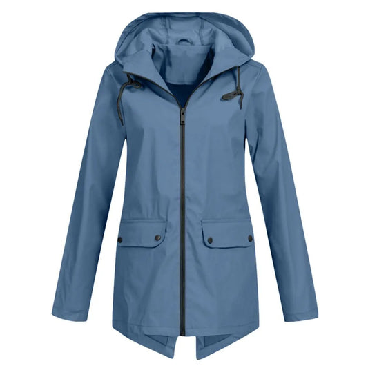 Women's Waterproof Long Jacket - VibreMode