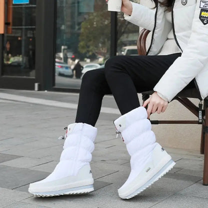 Women's Waterproof Mid-Calf Winter Boots - VibreMode