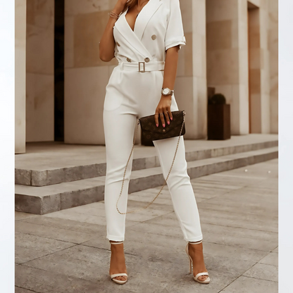 Women's Elegant Jumpsuit With Belt