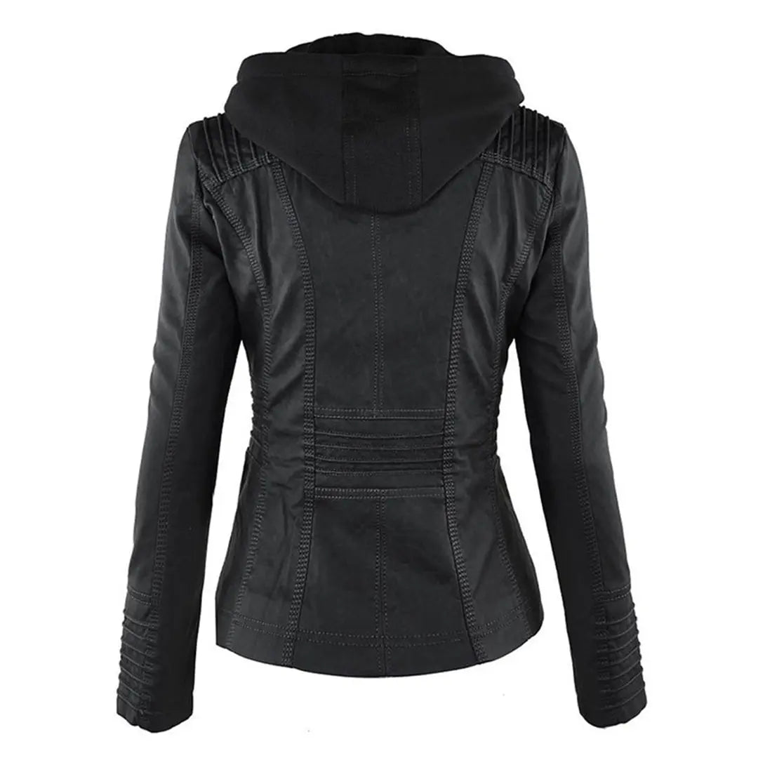 Weatherproof Leather Jacket for Women – Stylish & Functional Design 5