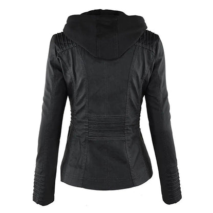 Weatherproof Leather Jacket for Women – Stylish & Functional Design 5