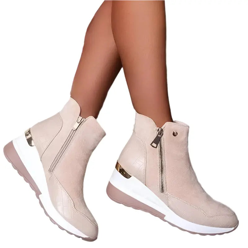 Wedge Heel Winter Boots for Women – Stylish & Cozy Comfort