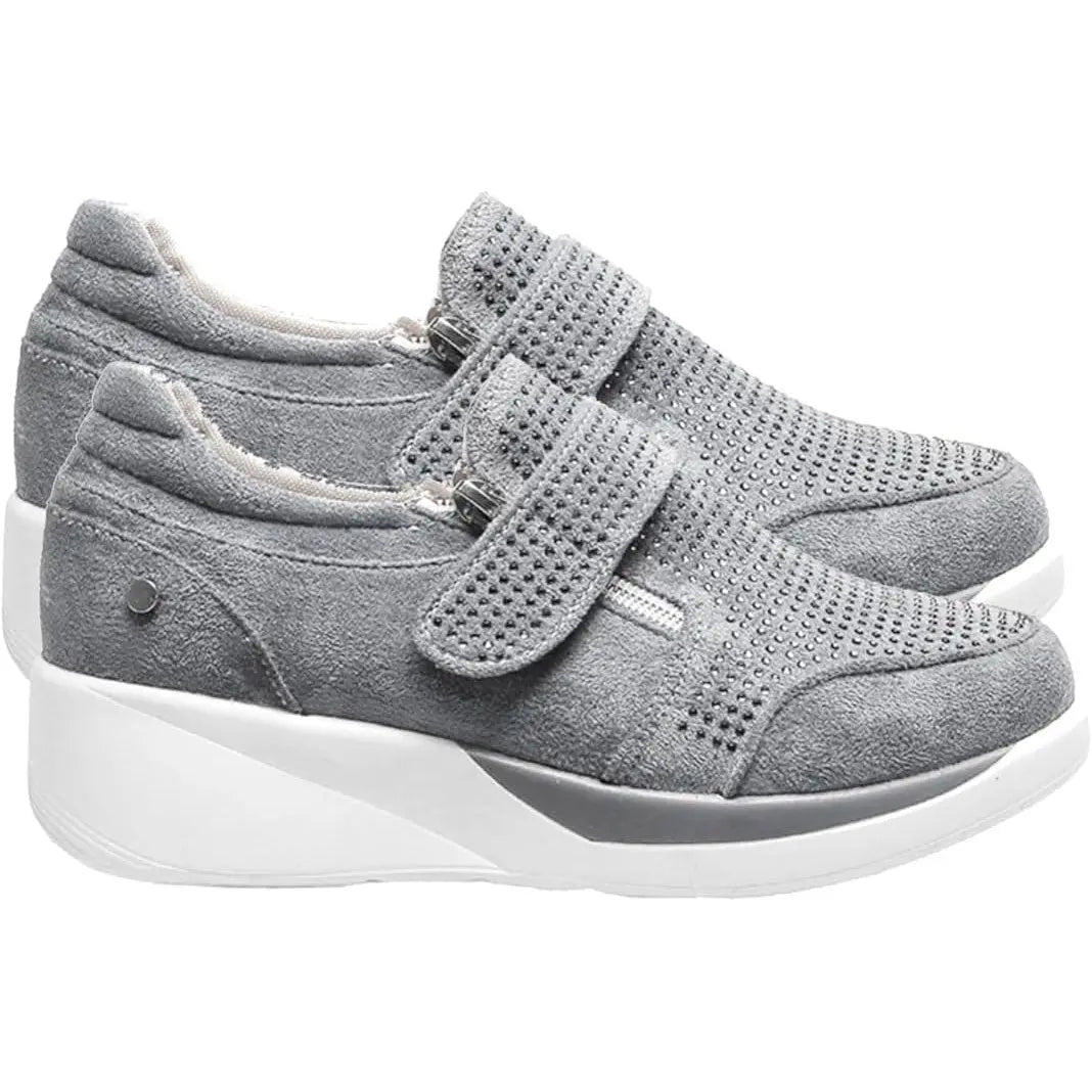 Women's Wedge Sneakers Comfortable Casual Shoes - VibreMode