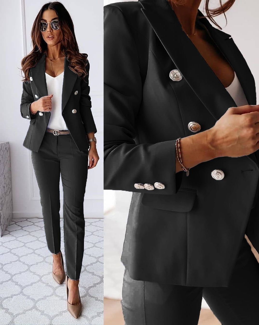 Vivian Women's Jumpsuit Pantsuit - VibreMode