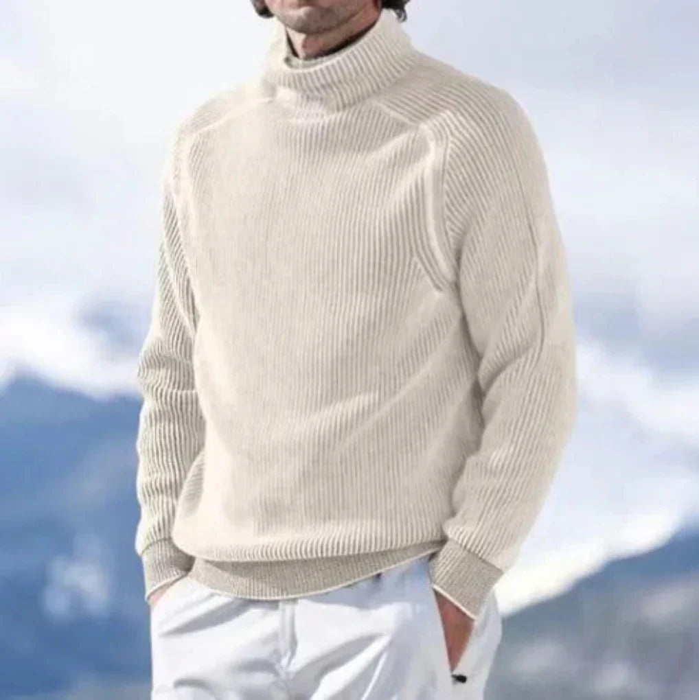 Men's Turtleneck Sweater Cold Weather - VibreMode