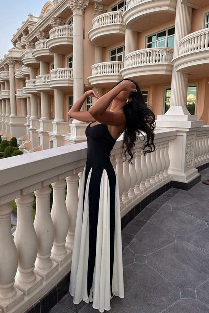 Elegant Women's Lace Long Wedding Guest Dress