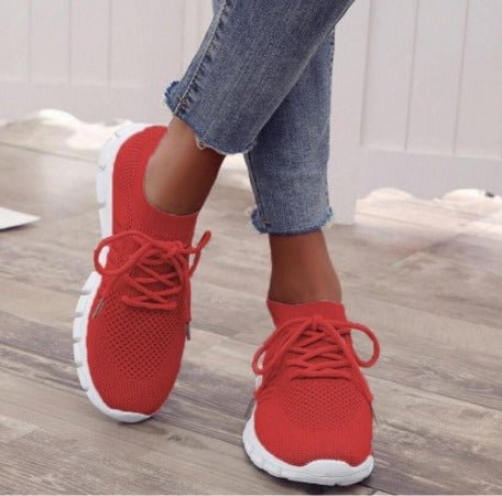 Women's Lightweight Sneakers Lace-Up Running Shoes