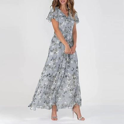 Beautiful Blossom Long Summer Dress