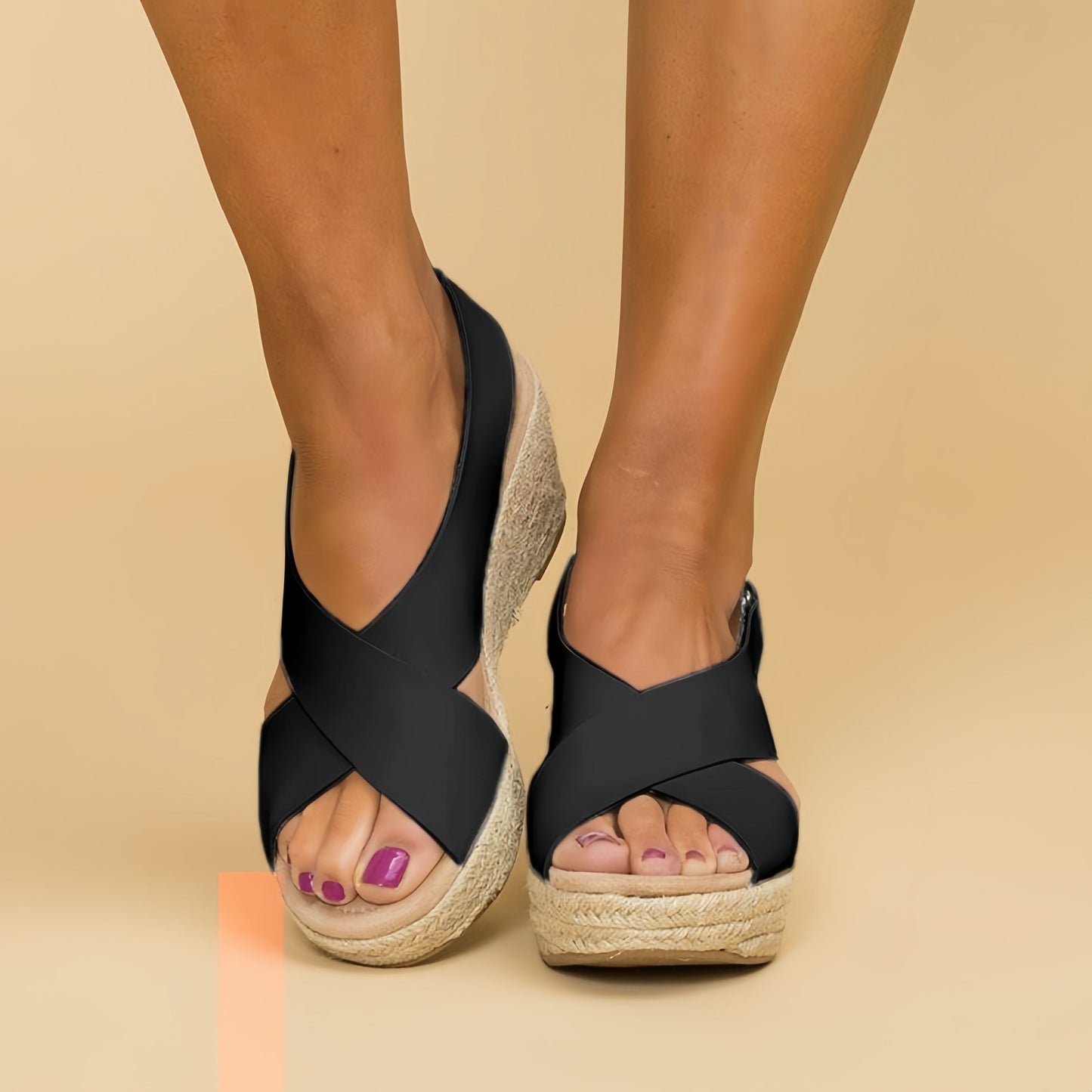 Ankle Buckle Espadrille Heels