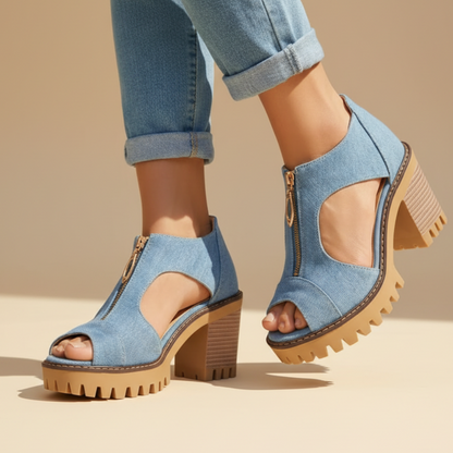 Women's Peep Toe Summer Sandals