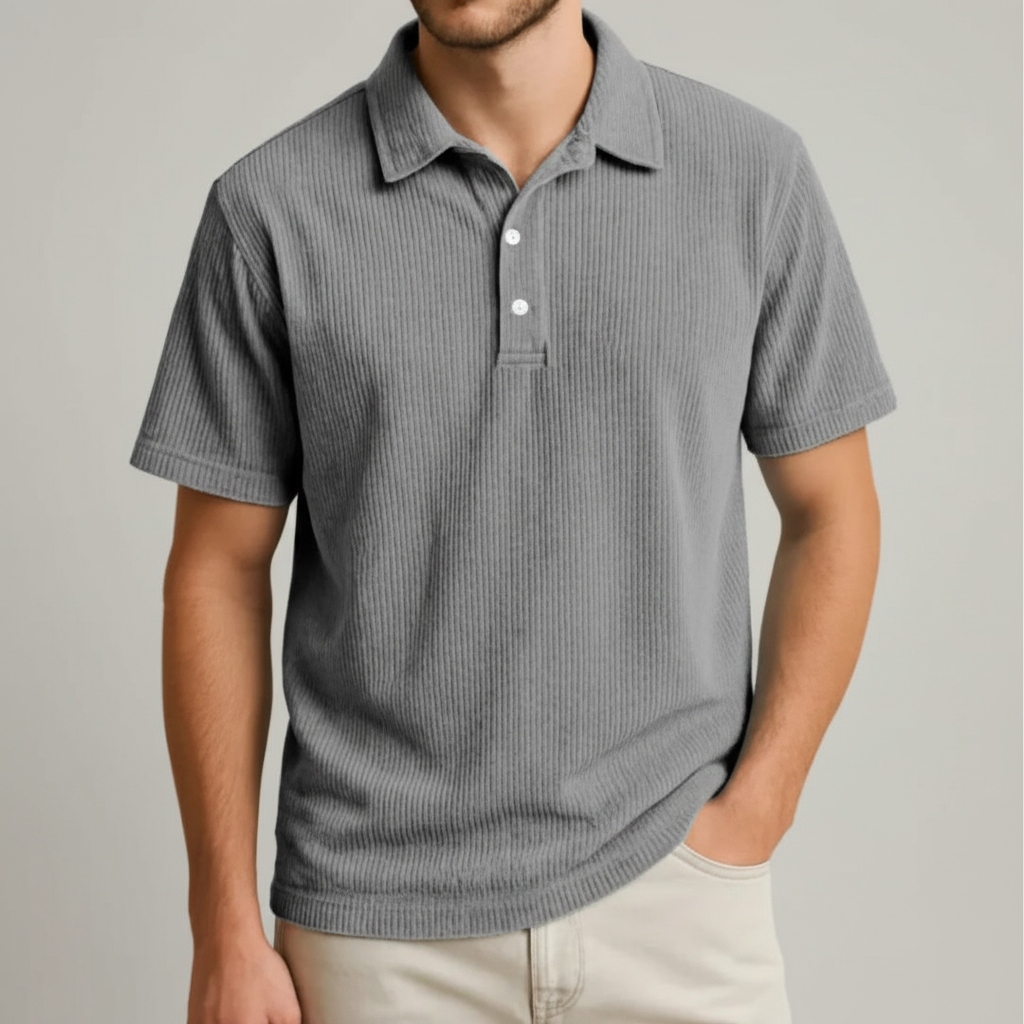 Men's Polo Shirt Cotton Short Sleeve