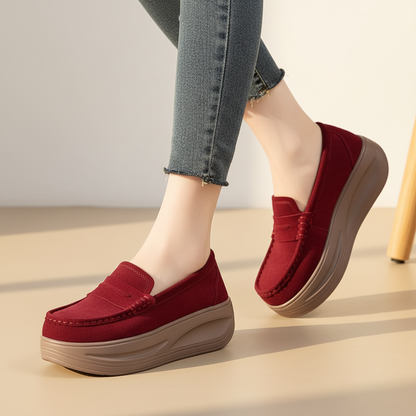 Rosalie Women's Suede Platform Walking Shoes