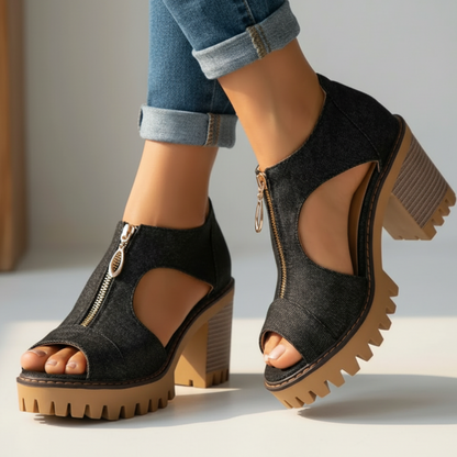 Women's Peep Toe Summer Sandals
