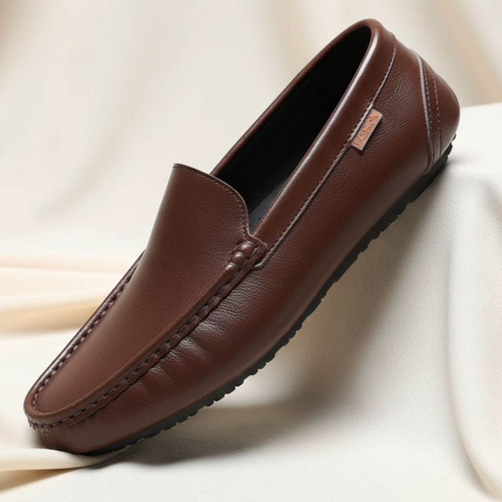 Monatro Men's Leather Loafers Comfortable - VibreMode
