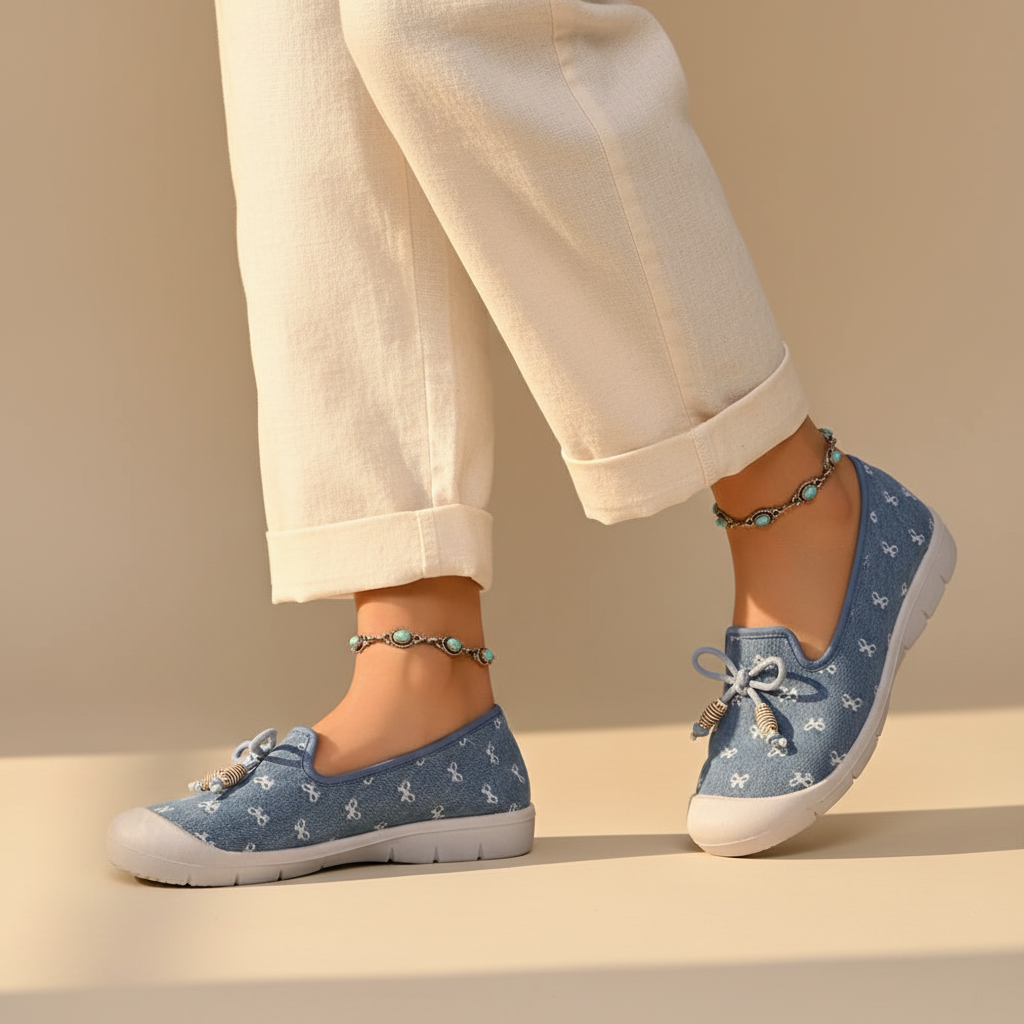 Women's Canvas Slip On Casual Shoes