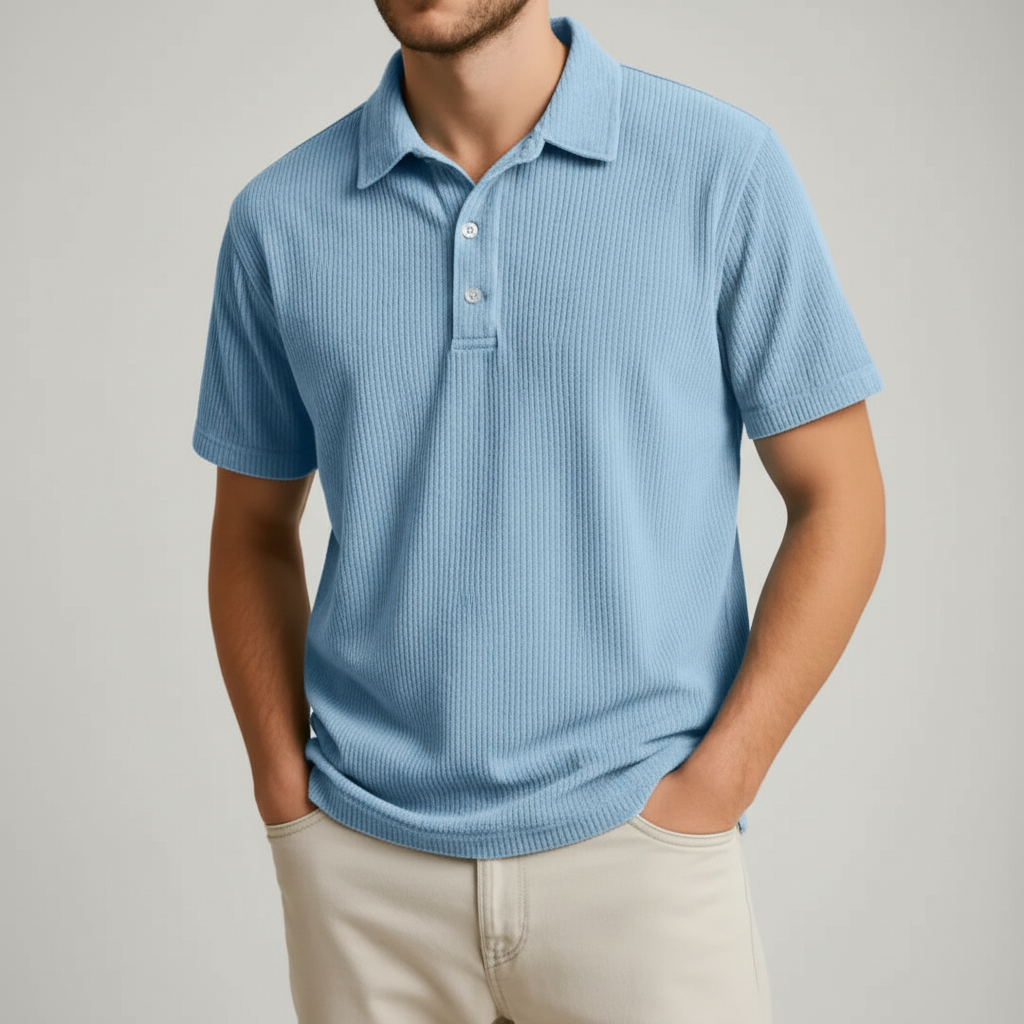 Men's Polo Shirt Cotton Short Sleeve