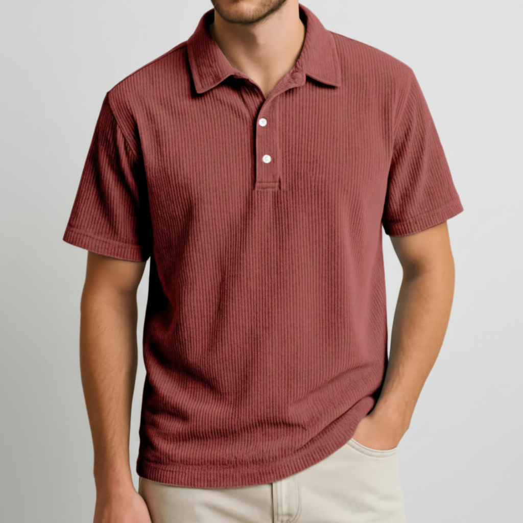 Men's Polo Shirt Cotton Short Sleeve