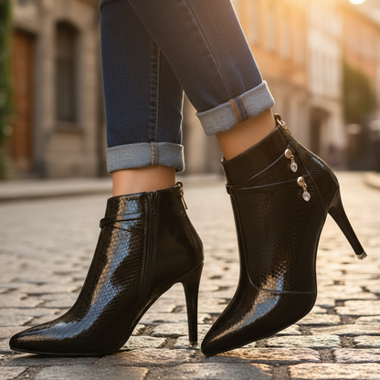 Valencia Women's Leather Ankle Boots