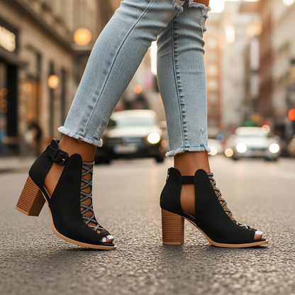 Women's Comfy Block Heels