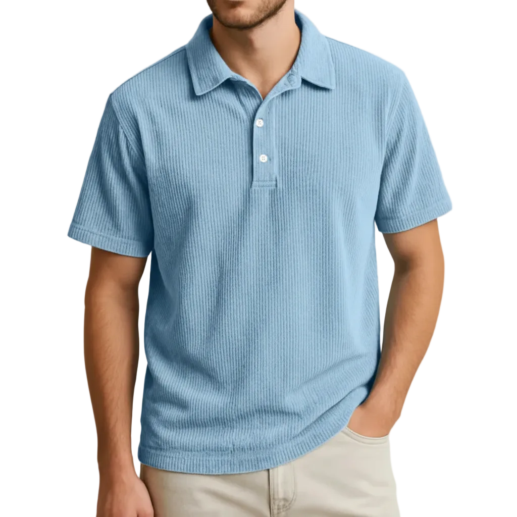 Men's Polo Shirt Cotton Short Sleeve - VibreMode
