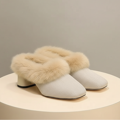 Whisper Fur Mule Shoes