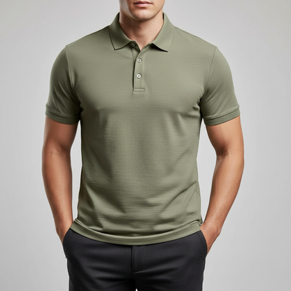 Men's Cotton Polo Shirt Collared