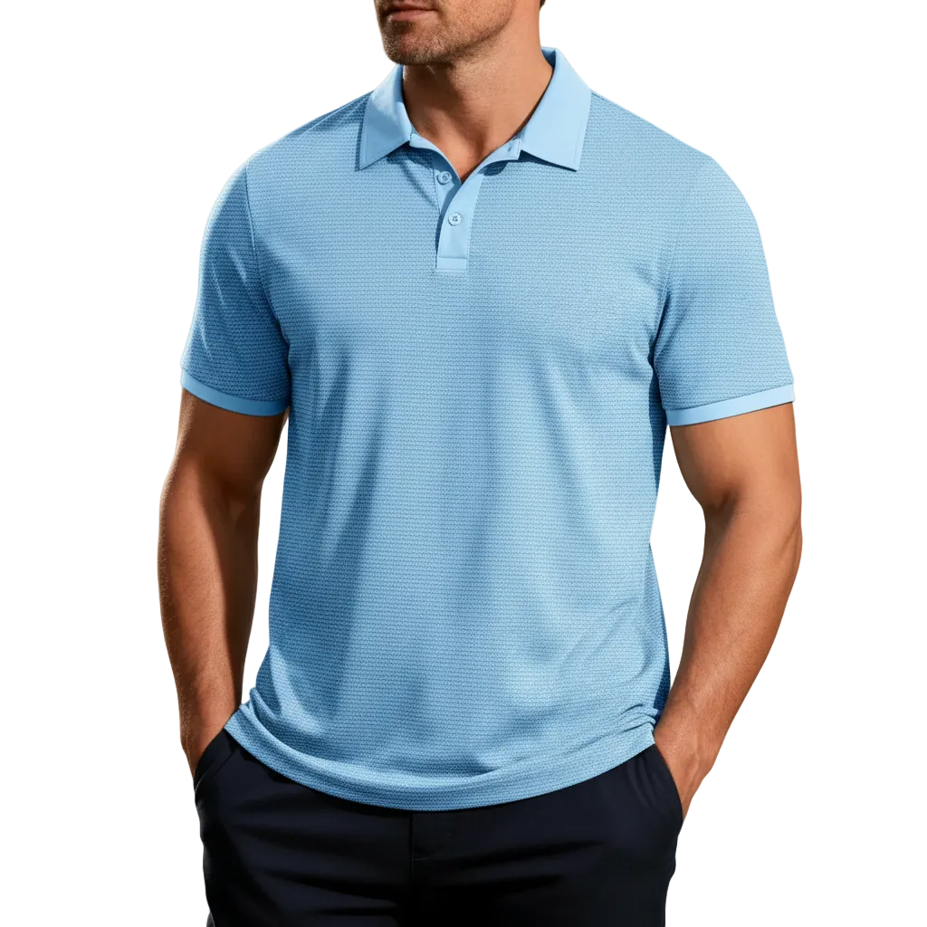 Men's Waffle Collar Shirt - VibreMode