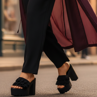 Milana Women's Platform Block Heel Sandals
