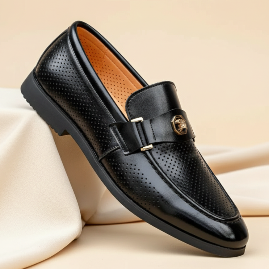 Italian Leather Men's Loafers
