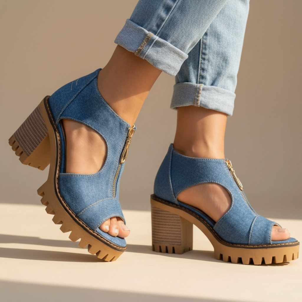 Women's Peep Toe Summer Sandals