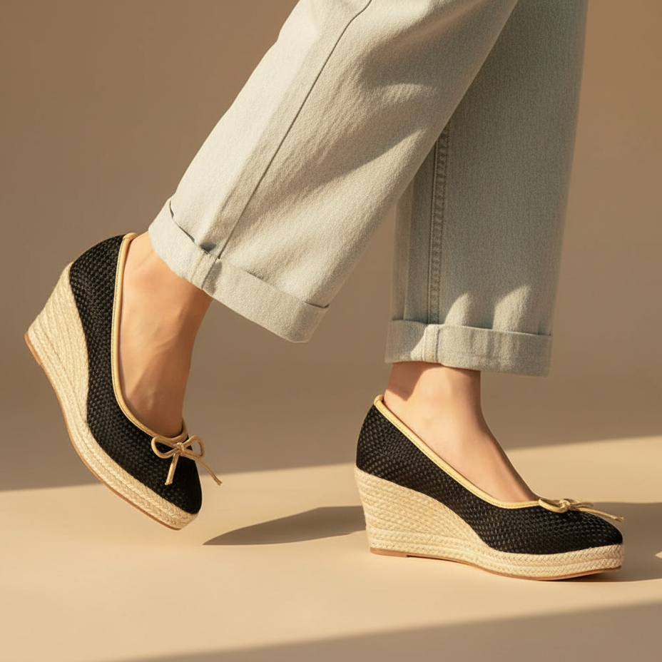 Taylor Women's Espadrille Wedge Slip-On Flats