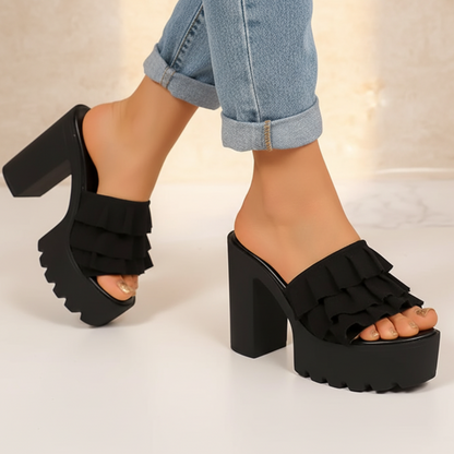 Milana Women's Platform Block Heel Sandals