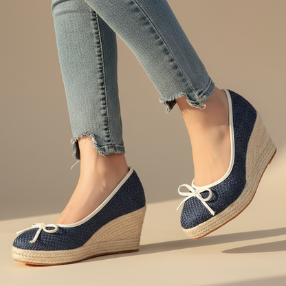 Taylor Women's Espadrille Wedge Slip-On Flats