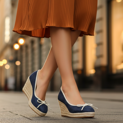 Taylor Women's Espadrille Wedge Slip-On Flats
