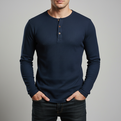 Lusso Men's Long Sleeve Dress Shirt - VibreMode