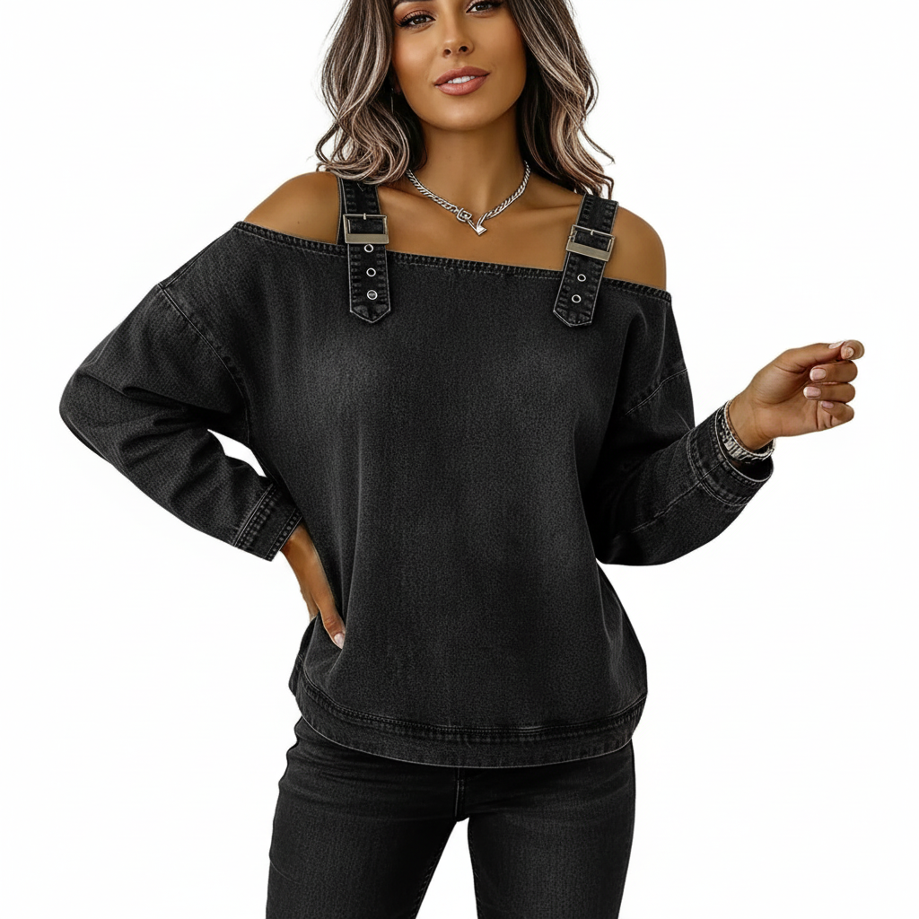 Women's Off The Shoulder Denim