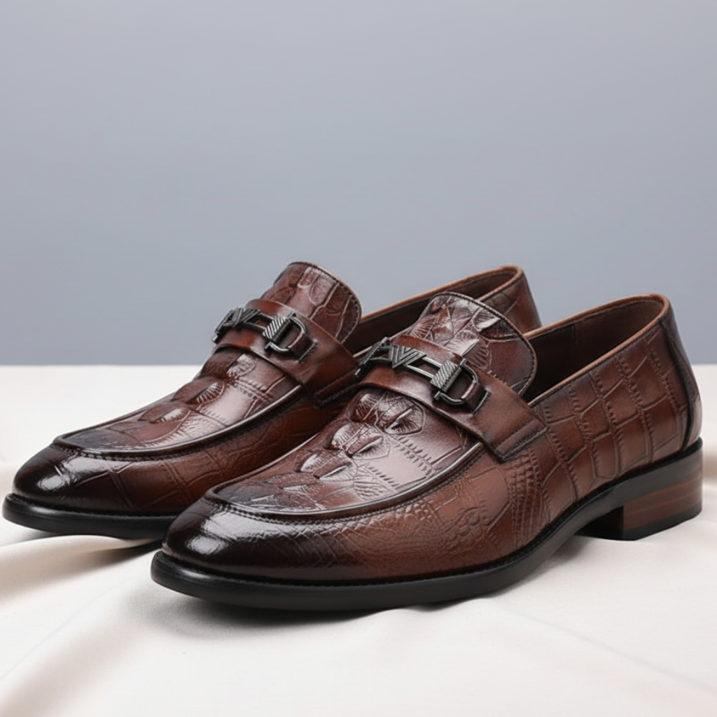 Men's Leather Slip On Shoes
