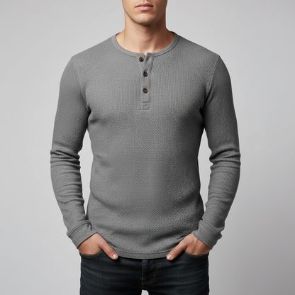 Lusso Men's Long Sleeve Dress Shirt