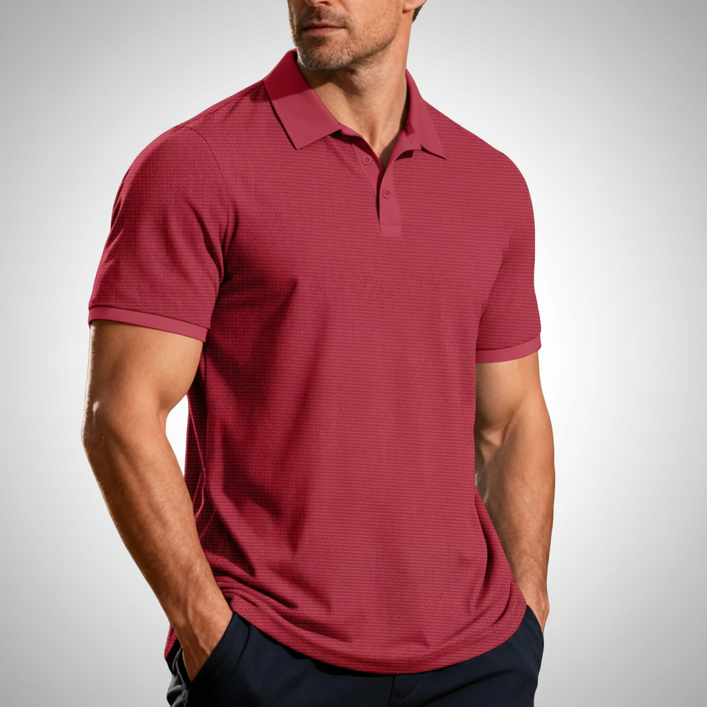 Men's Waffle Collar Shirt