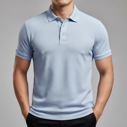 Men's Cotton Polo Shirt Collared