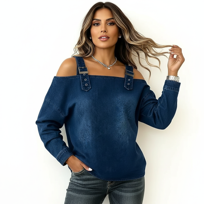 Women's Off The Shoulder Denim