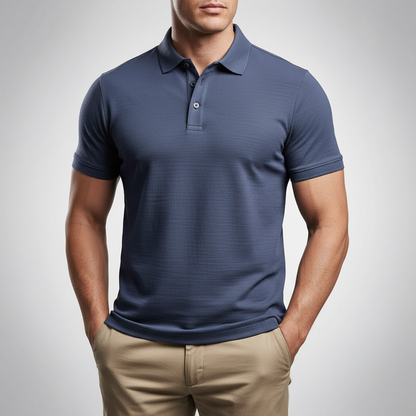 Men's Cotton Polo Shirt Collared