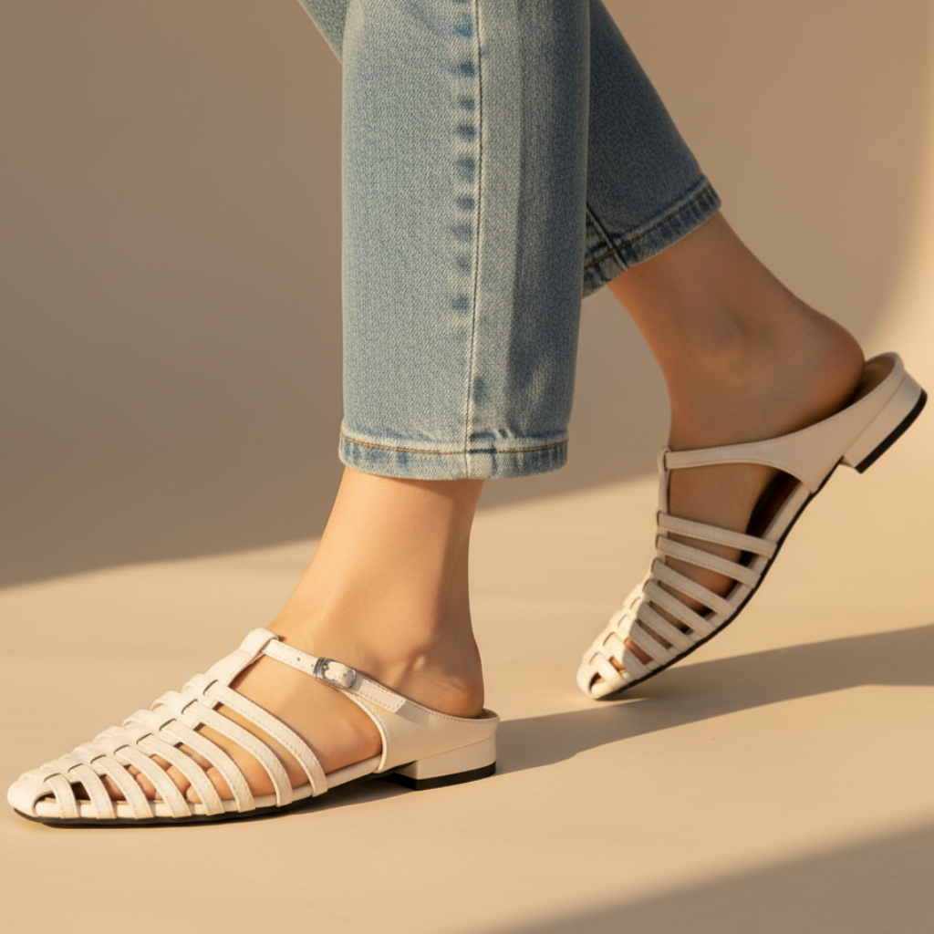 Women's Buckle Flats