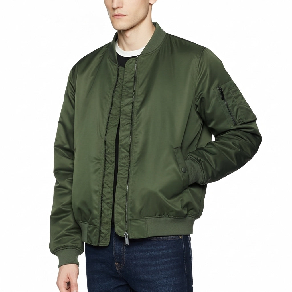 Ma-1 Flight Jacket Windproof Water Resistant Bomber