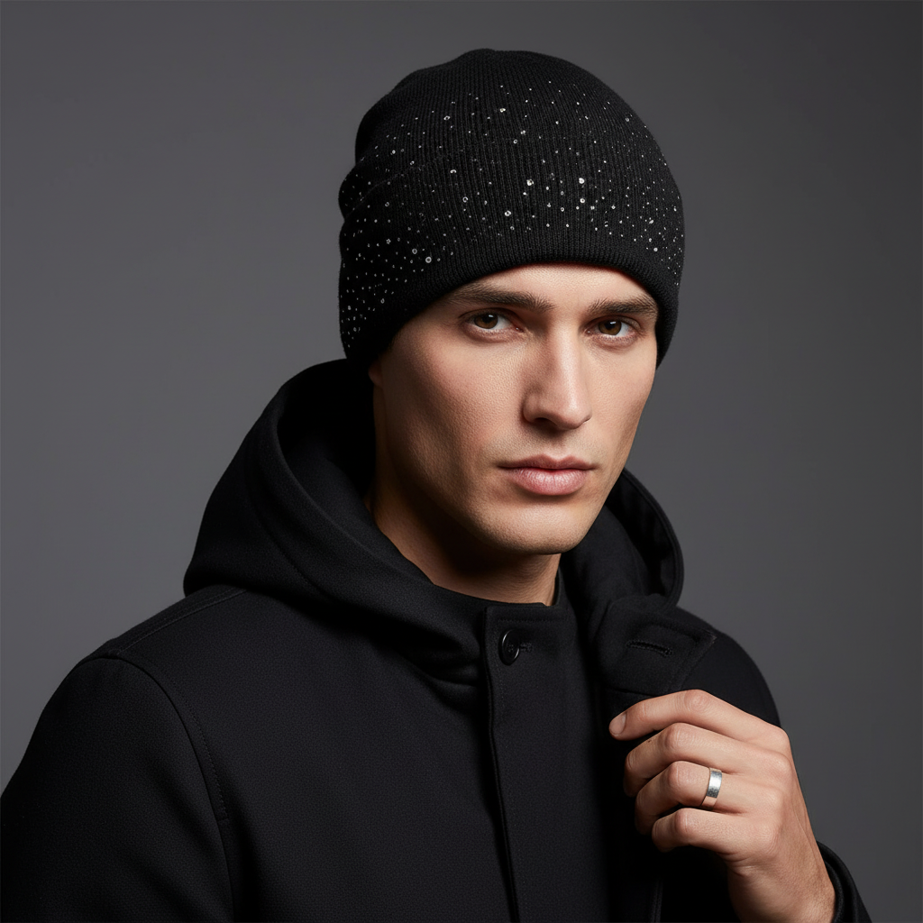 Women's Rhinestone Beanie