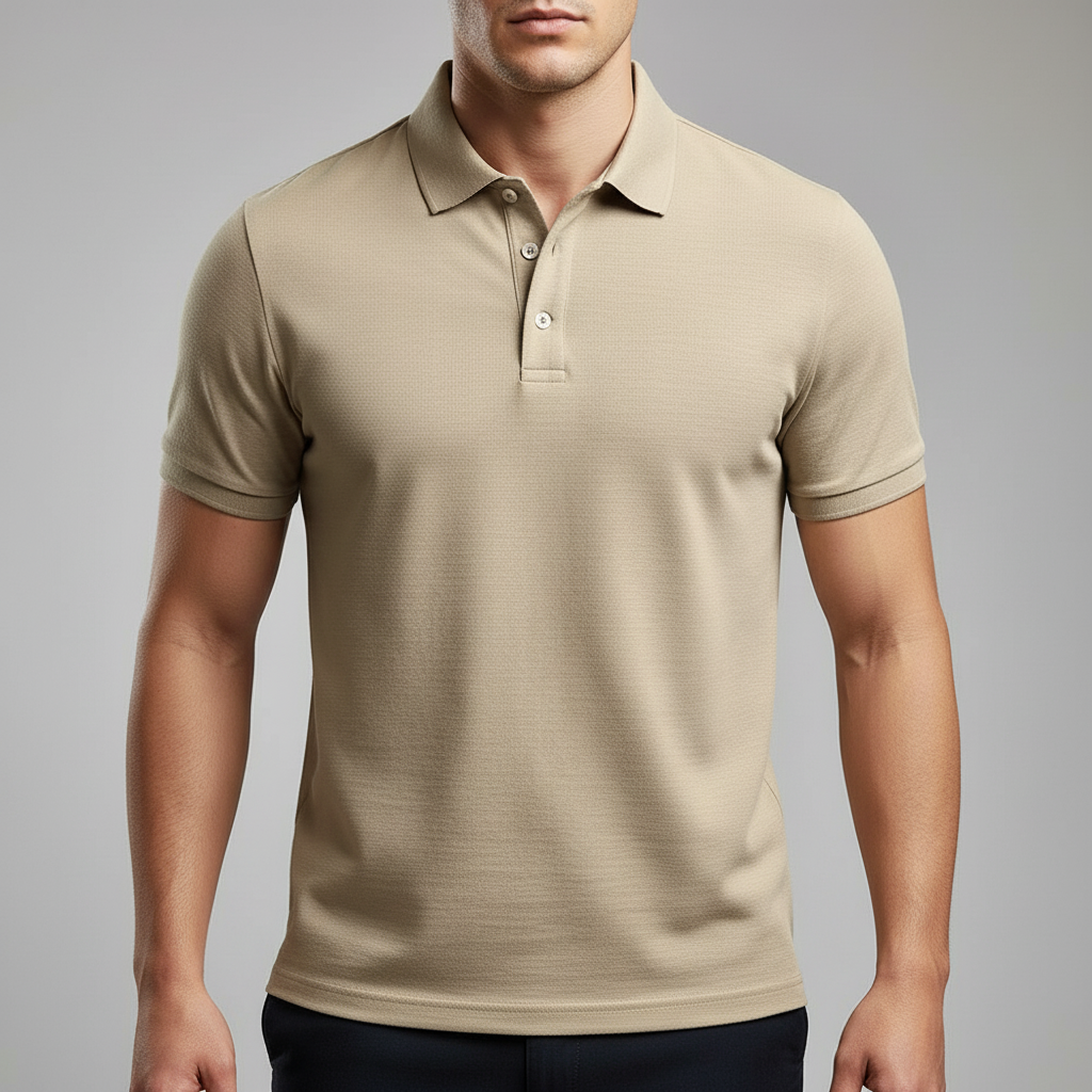 Men's Cotton Polo Shirt Collared