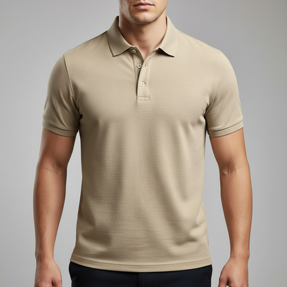 Men's Cotton Polo Shirt Collared