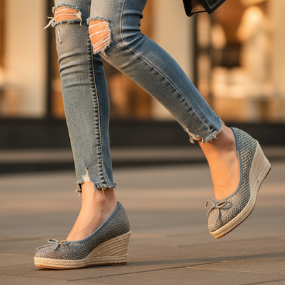 Taylor Women's Espadrille Wedge Slip-On Flats
